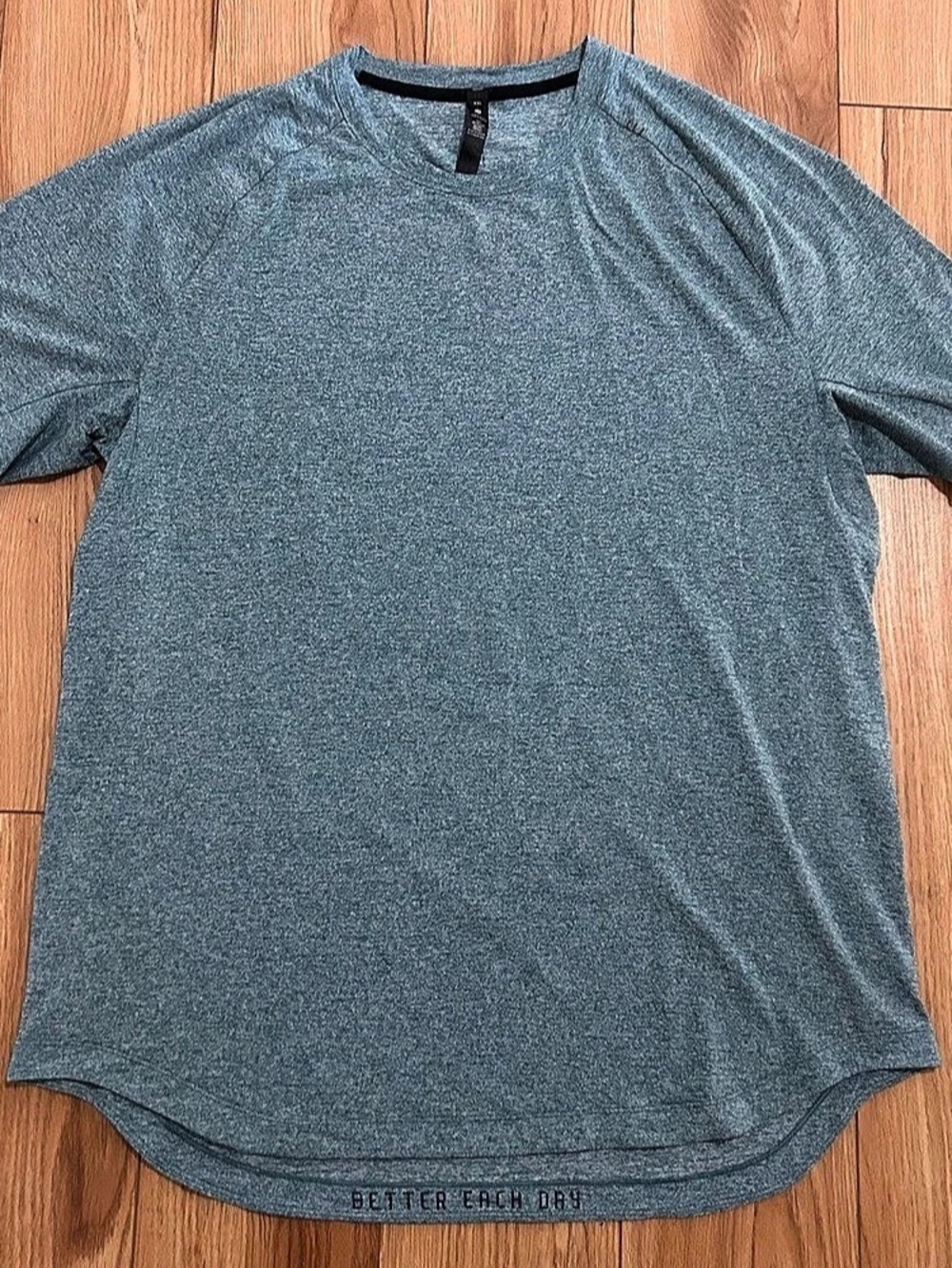 lululemon Metal Vent Tech Short Sleeve Shirt Blue XXL